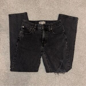 Madewell Dark Gray Denim Jeans